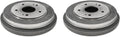 Rear Brake Drum Pair Set - Drum Brake Kit Automotive Replacement Brake Drums 2Pcs Arrhythmic for Honda Civic 1.3L 2006-2008, for Honda Civic 1.5L 2012-2015, for Honda Civic 1.8L 2006-2015
