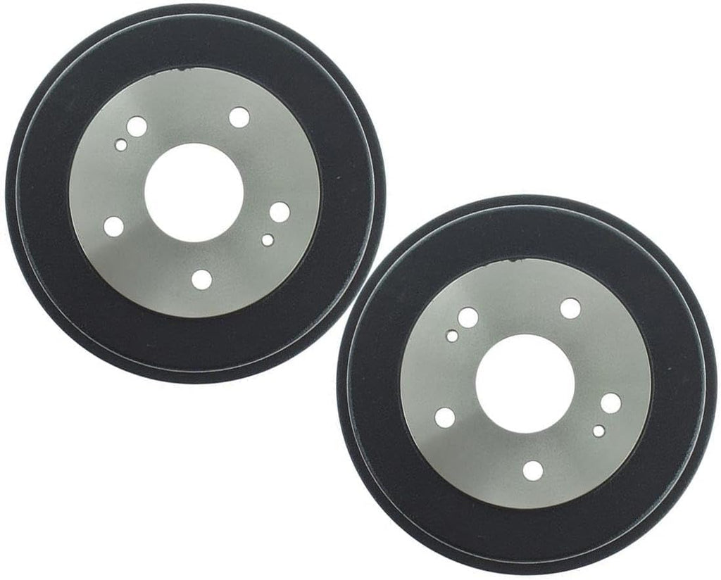 Brake Drum 2X Rear Automotive Replacement Brake Kit for Honda Civic 1.8L 2006 2007 2008 2009 2010 2011 2012 2013 2014 2015, for Honda Accord 2.4L 2003 2004 2005 2006 2007