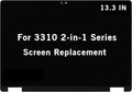 13.3' New Screen Replacement for Dell Latitude 3310 2-in-1 P95G P95G002 TG1WM 135WG RN9GF FHD 1920x1080 IPS LCD Display Touch Screen Digitizer Assembly with Bezel