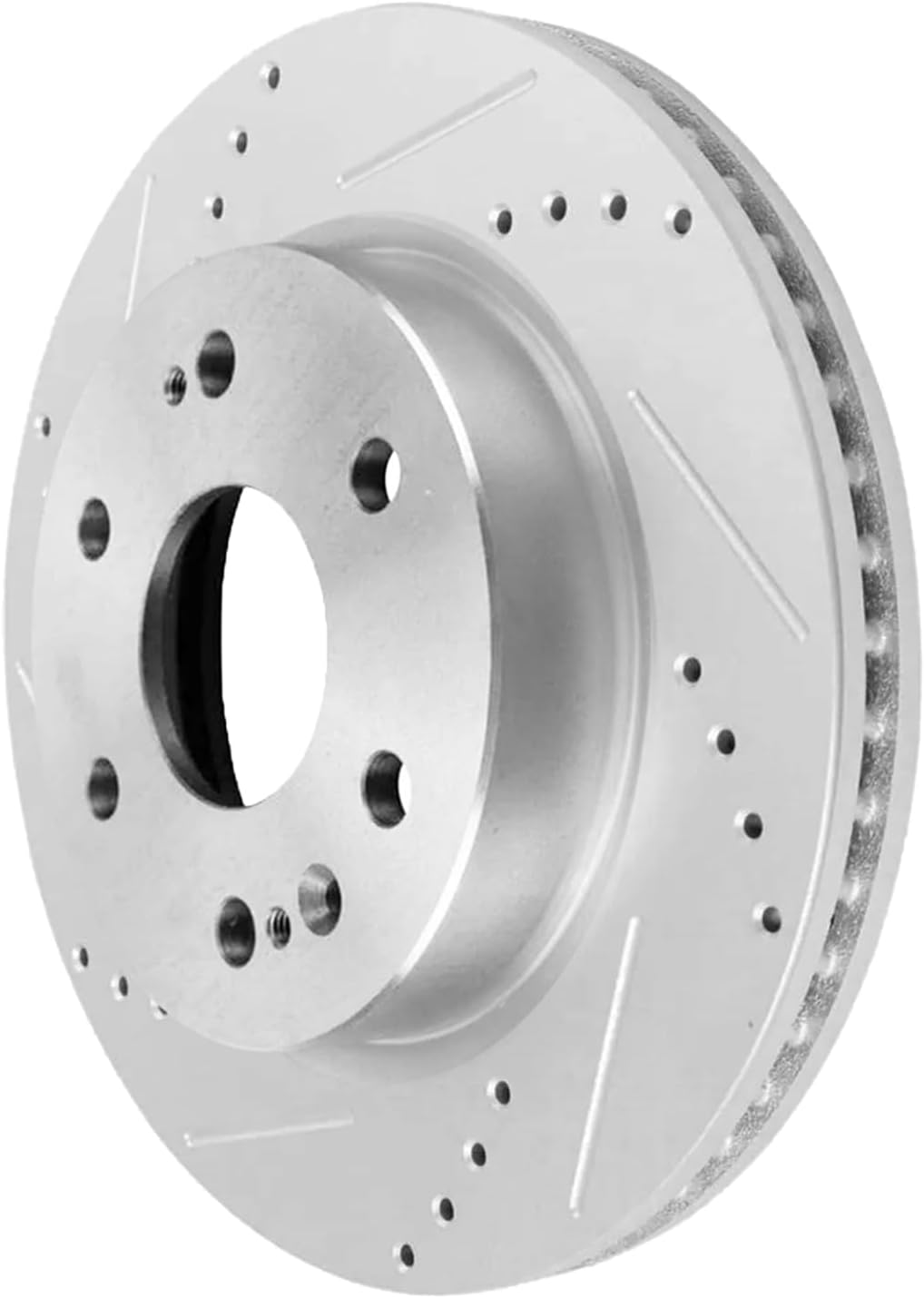 Detroit Axle - Front Brake Kit for Chevy GMC Silverado Sierra 1500 Tahoe Yukon XL Cadillac Escalade ESV Drilled and Slotted Disc Brakes Rotors Ceramic Brake Pads Replacement : 13.50' inch Rotor