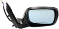 Kool Vue Passenger Side Power Heated Mirror For Acura MDX 2010-2013, Side Mirror Replacement With Signal Light & Memory, Paintable