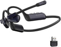 P200b Pro Wireless Headset with Mic for Work,50dB AI Noise Cancelling Microphone Headphones for Call,Bluetooth 5.3 Open Ear Headphones with USB-A Dongle for Office,Meeting,WFH,PC & Phone
