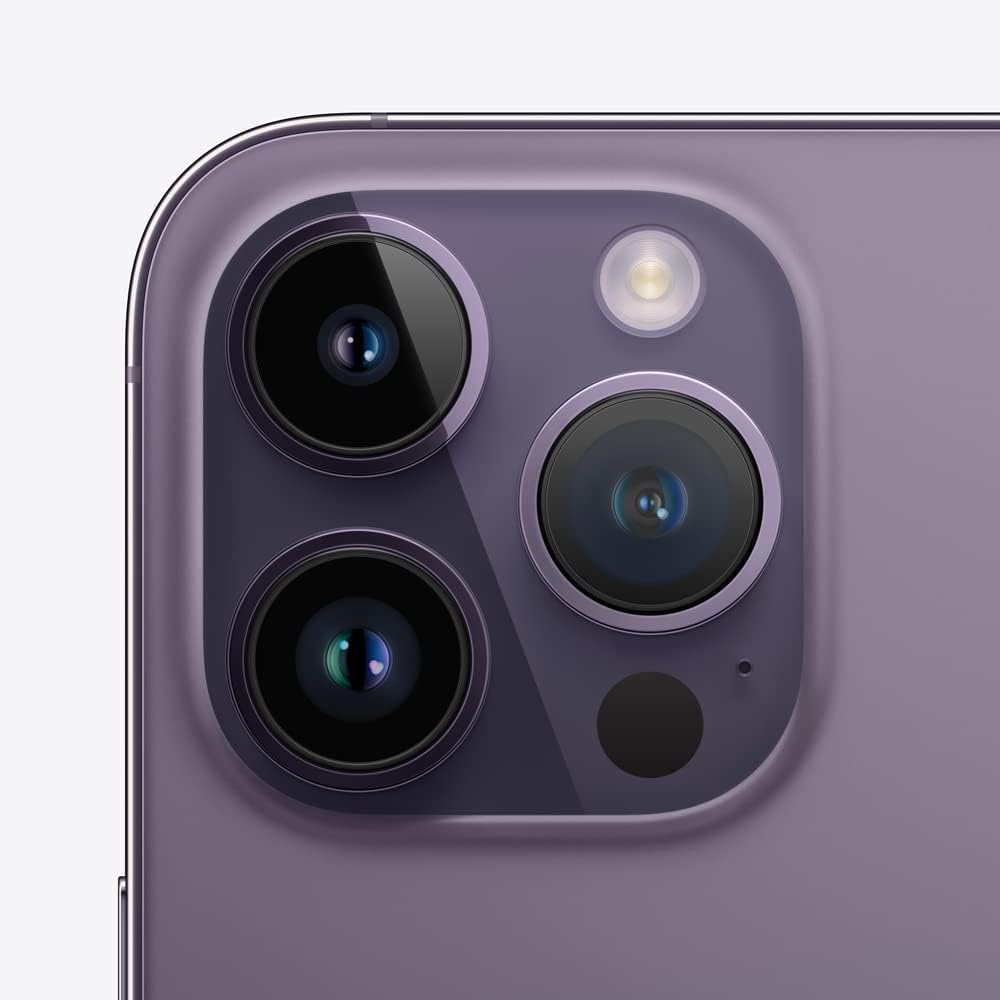 Apple iPhone 14 Pro Max, 256GB, Deep Purple - Locked to AT&T (Renewed)