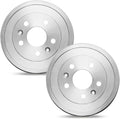 2 PC Rear Brake Drum 10.56inch (268.22mm) Replacement Brake Kit 5 Lug fits Honda Civic 1.8L 2006 2007 2008 2009 2010 2011 2012 2013 2014 2015, fits Honda Accord 2.4L 2003 2004 2005 2006 2007