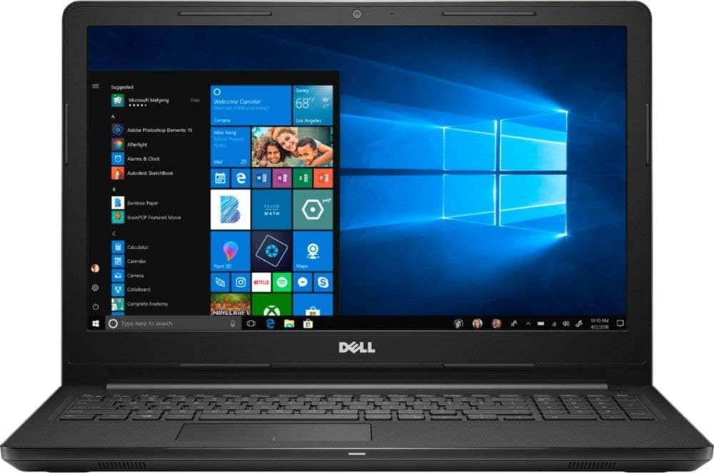 Dell Inspiron 15.6' Touch Screen Intel Core i3 128GB Solid State Drive Laptop (Renewed)