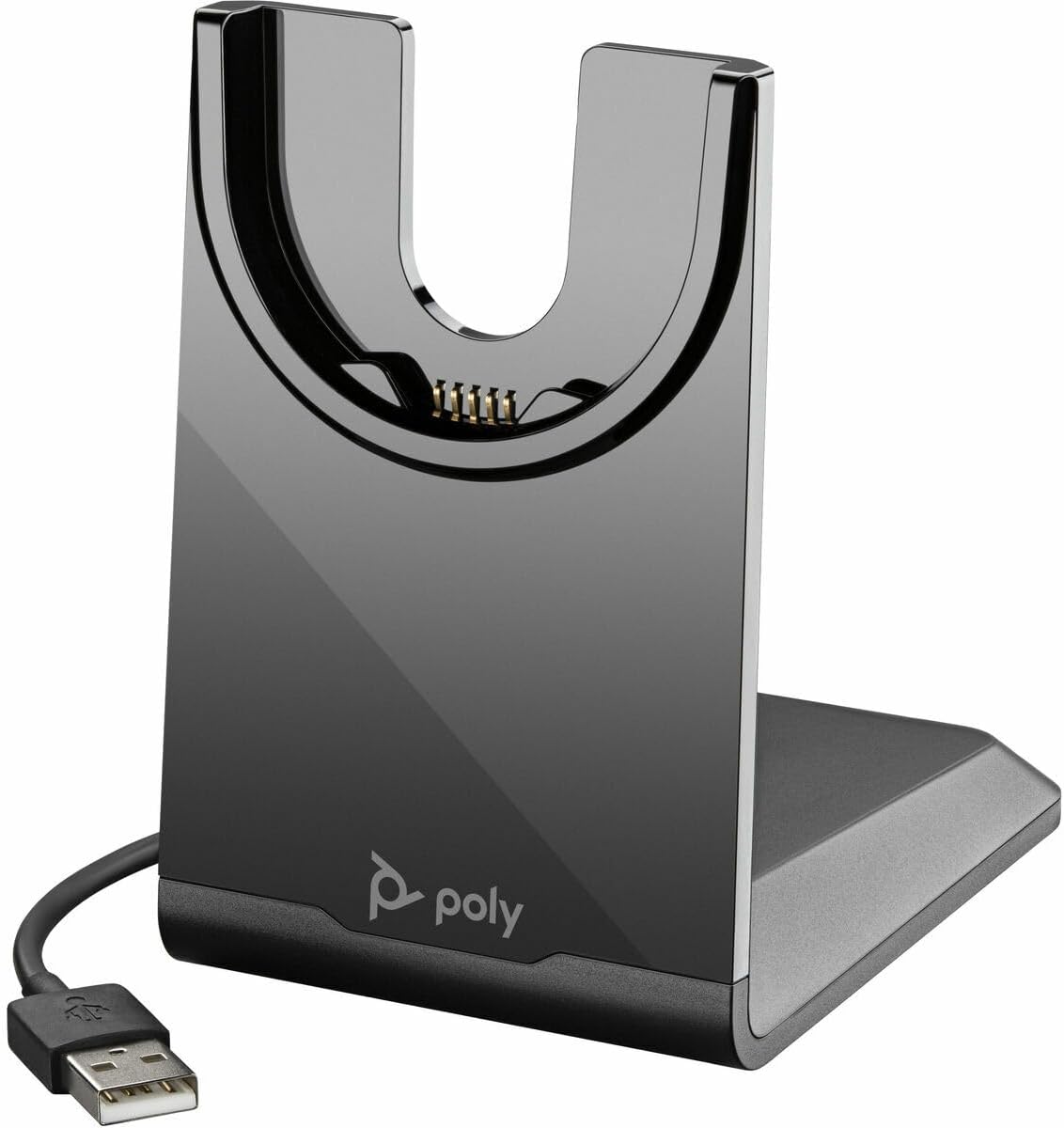 Poly - Voyager 4310 UC Wireless Headset (Plantronics) - Single-Ear Headset w/Mic - Connect to PC/Mac via USB-A Bluetooth Adapter, Cell Phone via Bluetooth - Works with Teams (Certified), Zoom & More