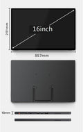 Portable Monitor for Laptop Portable Display 16-inch 3K Ten-Point Touch Game Console Extended Sub-Screen 60 Hz Refresh Rate Portable Gaming Monitor