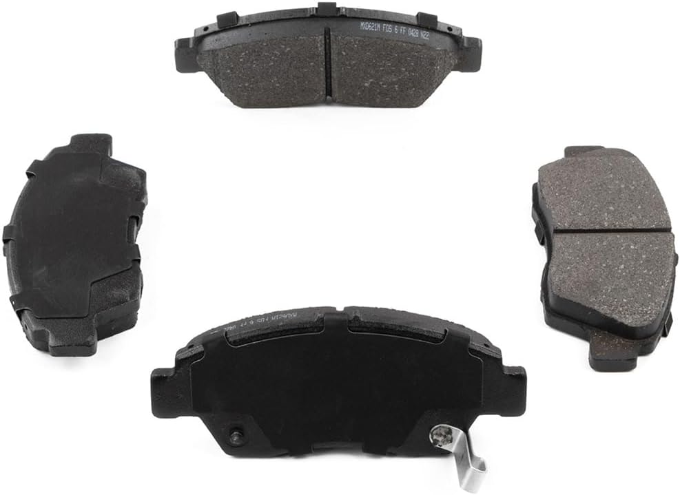 6Pcs Vented Brake Rotor and Semi-Metallic Pads Front Replacement Brakes Kit fits Honda Civic del Sol 1.6L 1994 1995 1996 1997, fits Civic 1.6L 1993 1994 1995, fits Fit 1.5L 2007 2008