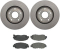 4X Front Brake Kit - Brake Pads and Rotors Kit Automotive Replacement Brake Kits for Honda Civic 2011 2010 2009 2008 2007 2006