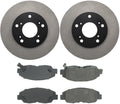 4Pcs Front Brake Kit - Brake Pads and Rotors Kit Automotive Replacement Brake Kits for Honda Civic 2011 2010 2008 2009 2007 2006