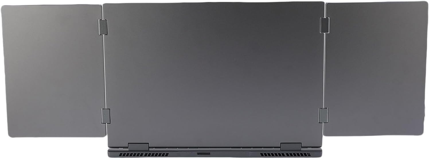 XUMIUZIY 16 inch Triple Screen Laptop, 16+10.5+10.5' Foldable Three Screen Laptop, 16GB RAM 1TB SSD, with Face Recognition, for Student and Business (US Plug)