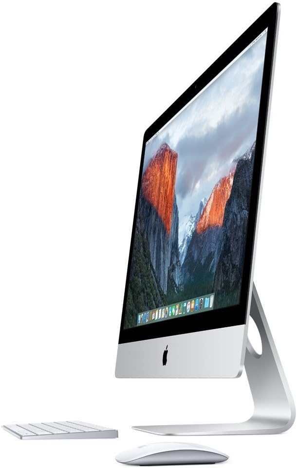 Apple iMac MK482LL/A 27-Inch Retina 5K Display Desktop (Intel Quad-Core i5 3.3GHz, 8GB RAM, 2TB Fusion Drive, Mac OS X), Silver ()(Renewed)