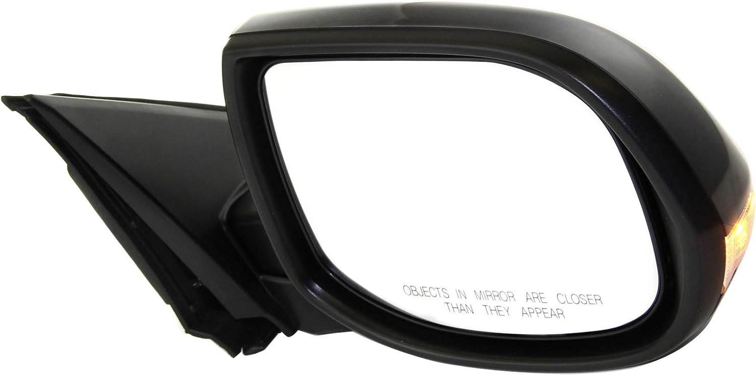 Kool Vue Passenger Side Power Heated Mirror for Acura TSX 2009-2014, Signal Light & Memory, Paintable, Automotive Exterior Accessories, Passenger Side Mirror Replacement