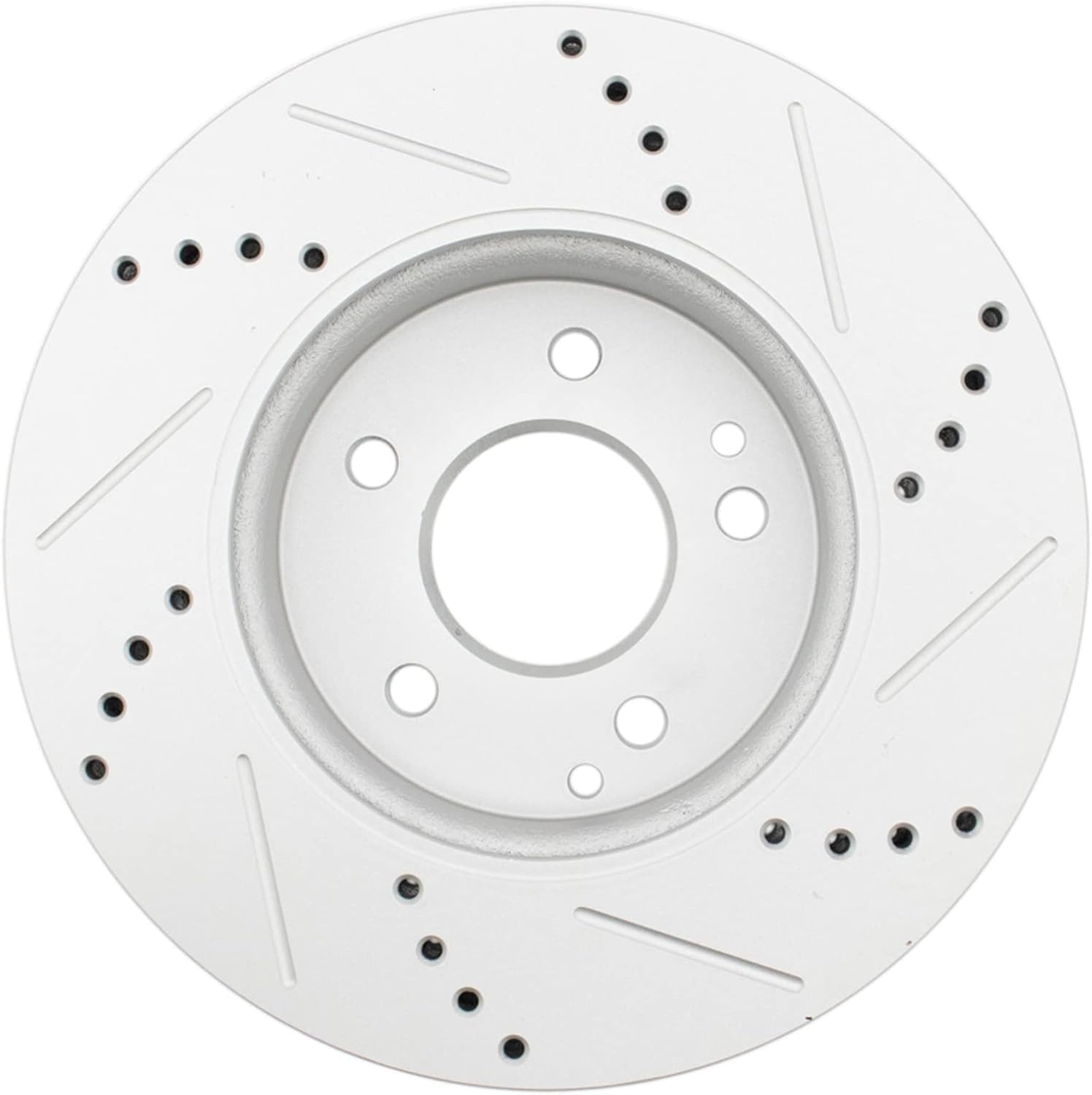 TRQ Performance Front and Rear Brake Rotor Set G Coated Drilled Slotted Compatible with 1996-2000 Mercedes-Benz C280 1996-1997 E300 1998-2004 SLK230 1999-2007 C230 2001-2005 C240