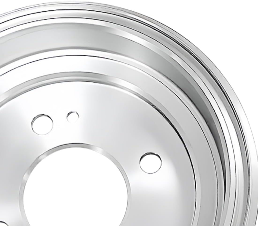 2 PC Rear Brake Drum 10.56inch (268.22mm) Replacement Brake Kit 5 Lug fits Honda Civic 1.8L 2006 2007 2008 2009 2010 2011 2012 2013 2014 2015, fits Honda Accord 2.4L 2003 2004 2005 2006 2007