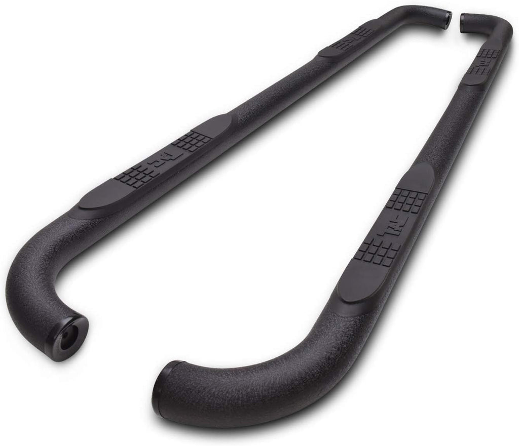 TAC Side Steps Running Boards Fit 2009-2018 RAM 1500 Quad Cab | 2019-2024 RAM 1500 Classic Quad Cab Truck Pickup 3' Texture Black Side Bars Nerf Bars Step Rails Off Road Accessories 2Pcs