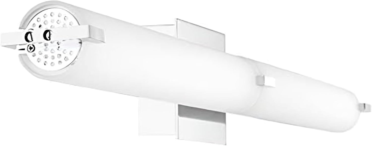 GEORGE KOVACS P5046-077-L Tube LED Vanity Bath Light, 2-Light, 40 Total Watts, 4.75-in H x 39.75-in W, Chrome