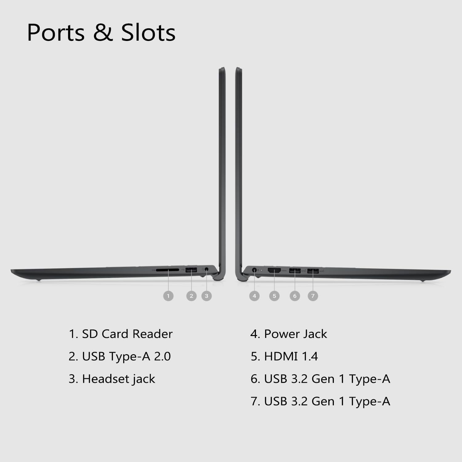 DELL Inspiron 3000 Series 3520 Laptop, 15.6' FHD Touchscreen, Intel Core i5-1155G7, 32GB DDR4 RAM, 1TB PCIe SSD, Webcam, SD Card Reader, Wi-Fi, Windows 11 Home, Black