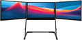 Laptop Screen Extender, 15.6' Triple Portable Monitor for Laptop with 1080P IPS Display, 100% sRGB, Foldable Design, Adjustable Height, USB-C Connection Compatible with Windows, Mac