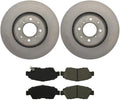Front Brake Pads and Rotors Kit, (Set of 3) Automotive Replacement Brake Kits Dwvksz, for Honda Civic del Sol 1.6L 1994-1997, for Honda Civic 1.6L 1993-1995, for Honda Fit 1.5L 2007 2008