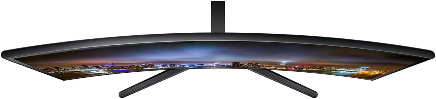 Samsung S36C 27-inch 1080P FHD Curved IPS LCD Monitor, 2-Pack Bundle with FreeSync, HDMI, VGA, Desk Mount Dual Monitor Stand (S27C368EAN), black