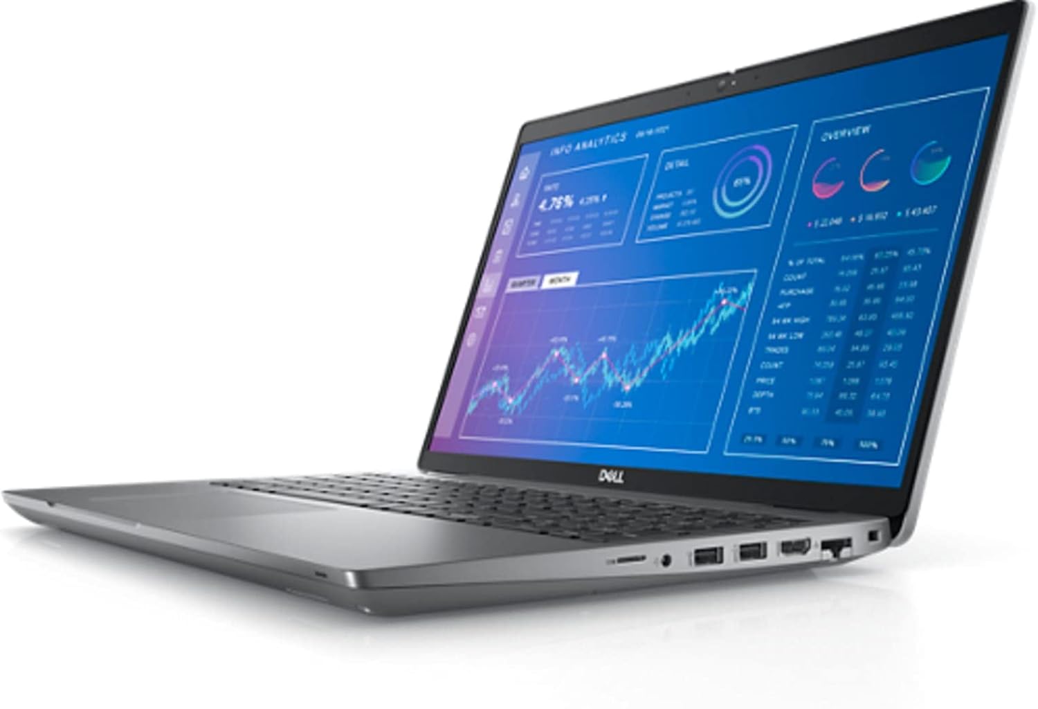 Dell Precision 3571 Workstation Laptop (2022) | 15.6' 1920x1080 FHD | Core i7-12700H - 1TB SSD Hard Drive - 32GB RAM - Nvidia RTX A1000 | 14 cores @ 4.7 GHz - 4GB GDDR6 Win 11 Pro Silver (Renewed)