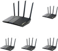 ASUS RT-AX1800S Dual Band WiFi 6 Extendable Router,Subscription-Free Network Security,Parental Control,Built-in VPN,AiMesh Compatible,Gaming & Streaming,Smart Home,(Pack of 5)