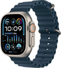 Apple Watch Ultra 2 [GPS + Cellular 49mm] - Black Titanium Case with Blue Ocean Band (Renewed)