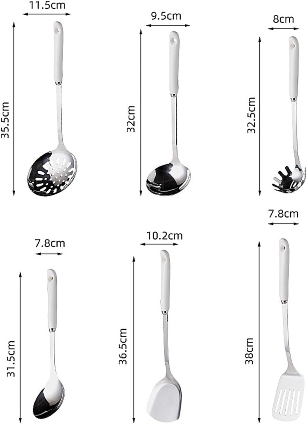7 Pieces Metal Kitchen Utensils Set Kitchenware Cookware Set Mirror Polished 304 Stainless Steel Kitchen Cooking Utensils Set with Holder Heat Resistant Ceram,Pink