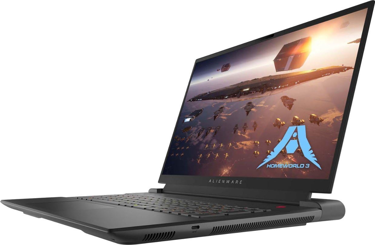 2024 Alienware M18 Gaming Laptop, 18' FHD+ 480Hz Display, AMD Ryzen 9-7845HX, NVIDIA GeForce RTX 4070, 32GB DDR5, 1TB SSD, Wi-Fi 6, Windows 11 Pro, with Microsoft Office Lifetime License&Gaming Mouse