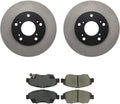 4Pc Front Brake Kit - Brake Pads and Rotors Kit Automotive Replacement Brake Kits for Honda Civic 2011 2010 2009 2008 2007 2006