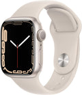 Apple Watch Series 7 (GPS, 45mm) Starlight Aluminum Case with Starlight Sport Band, Regular (Renewed)