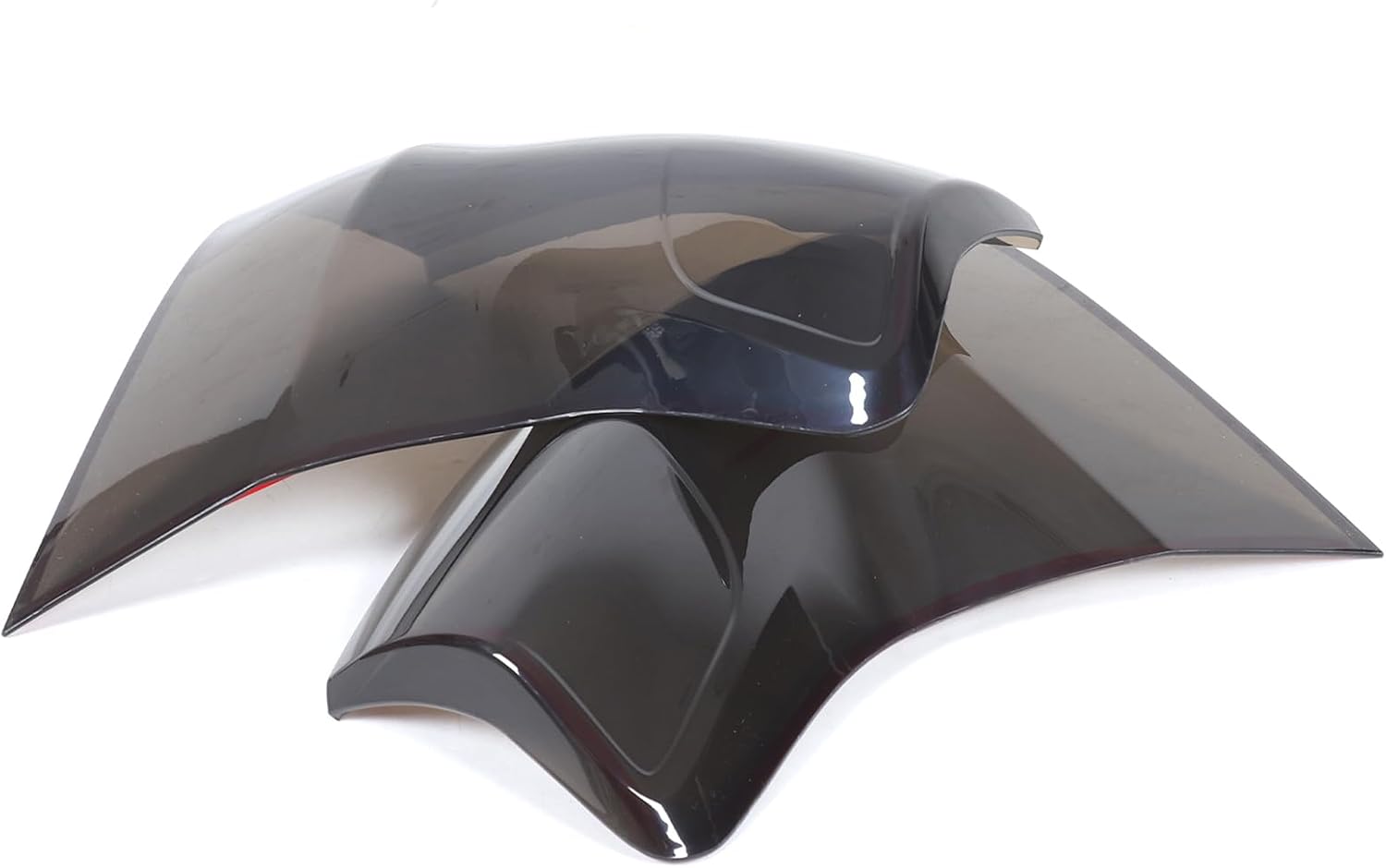 2PCS Car Tail Light Covers Compatible with Lexus GX460 2010-2023 ABS Smoked Black Rear Headlight Cover Protective Light Exterior Accessories