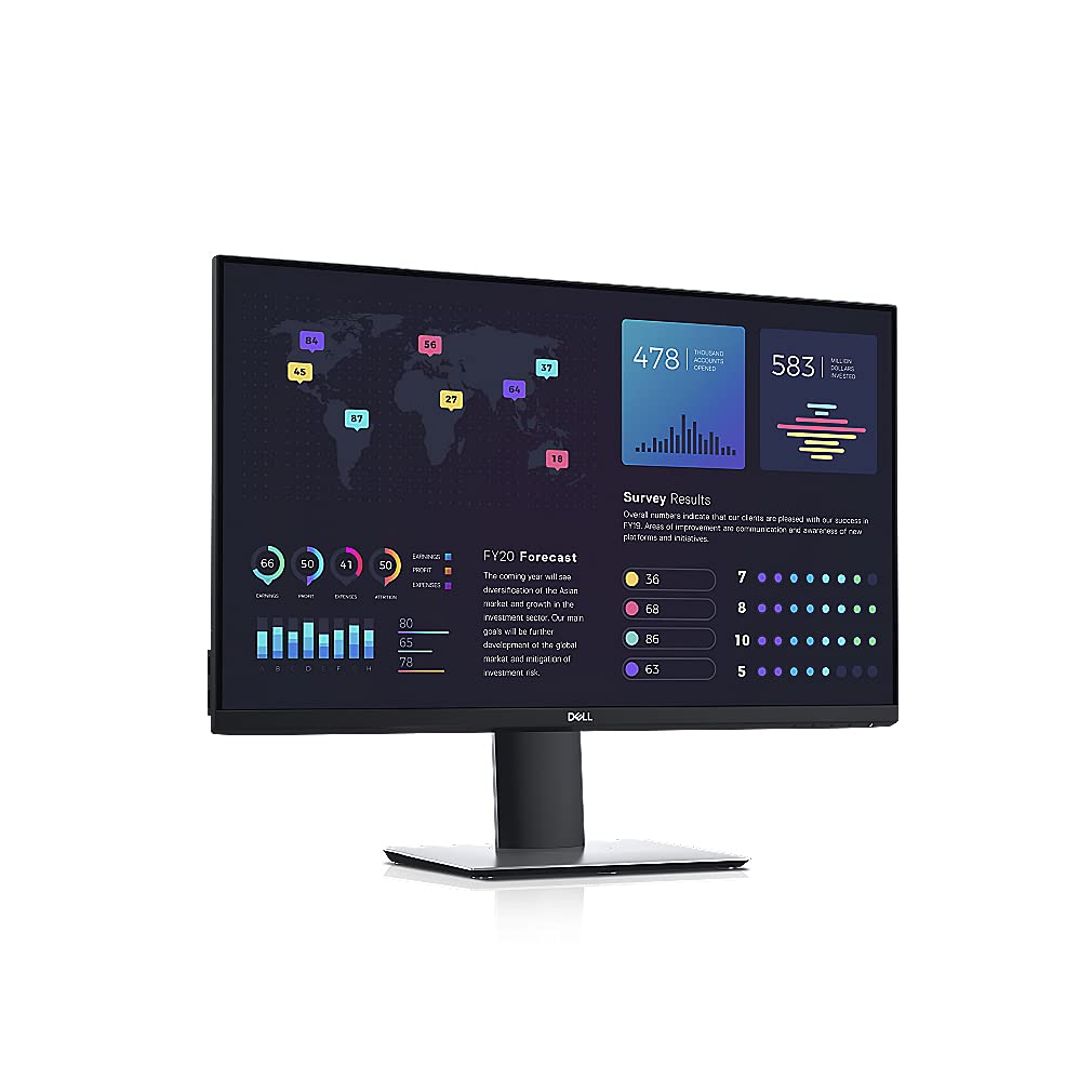 Dell P2720DC 27-Inch QHD 2560 x 1440 DisplayPort, USB-C, HDMI IPS Wide Angle Monitor (Renewed)