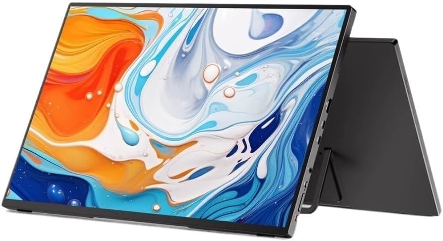 Portable Monitor for Laptop 2.5K Full HD Resolution 120Hz 300nits Laptop External Screen 16 Inch Portable Monitor Portable Gaming Monitor