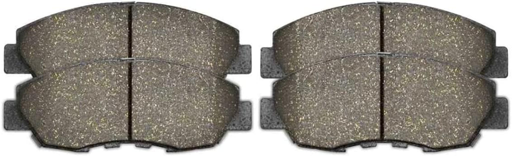 AutoShack Front Brake Rotors, Ceramic Pads & Calipers for Honda, Civic 2006-2011, FWD L4 1.8L - E-Coated Drilled & Slotted - ShadowGuard - 10.31' (261.9 mm), 5-Lug