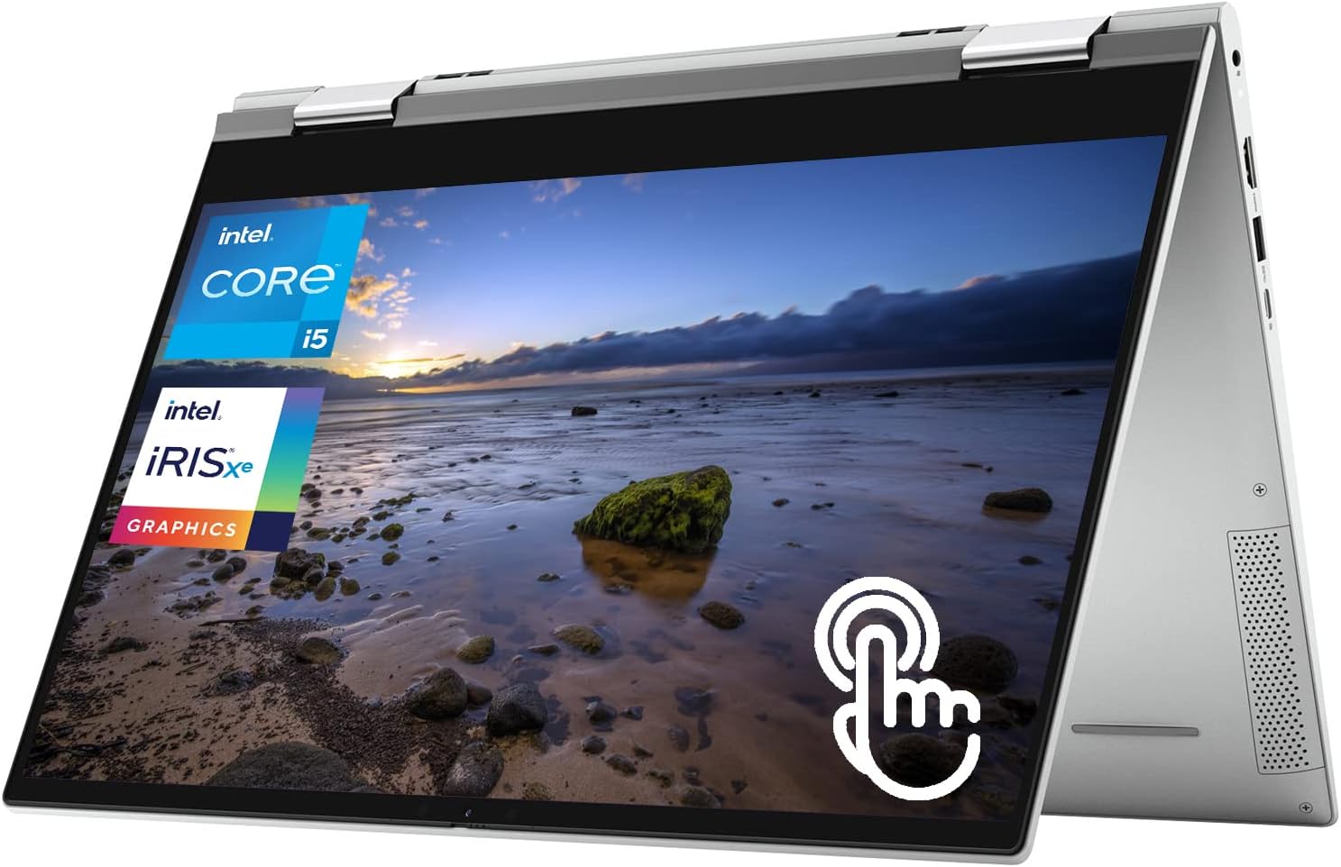 DELL 2022 Inspiron 7506 2-in-1 Laptop, 15.6' Full HD Touchscreen, Intel Core i5-1135G7, 16GB DDR4 RAM, 1TB SSD, Webcam, Backlit Keyboard, Fingerprint Reader, HDMI, Wi-Fi 6, Windows 11 Home