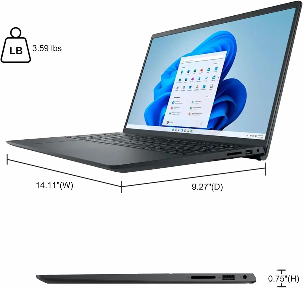 Dell Inspiron 15 3535 Business Laptop 15.6' FHD Anti-Glare Touchscreen AMD 8-core Ryzen 7 7730U (Beats i7-1255u) 32GB RAM 1TB SSD USB-C ExpressCharge Win11Pro