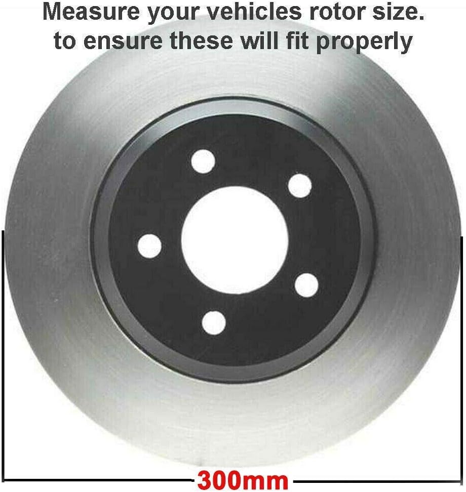 Detroit Axle - Rear Brake Kit for 2007-2013 BMW 328i, 2009-2013 328i xDrive, 2007-2008 328xi, 2013-2015 X1, Disc Brake Rotors Ceramic Brakes Pads w/Hardware Replacement [11.81 inch Rotors]