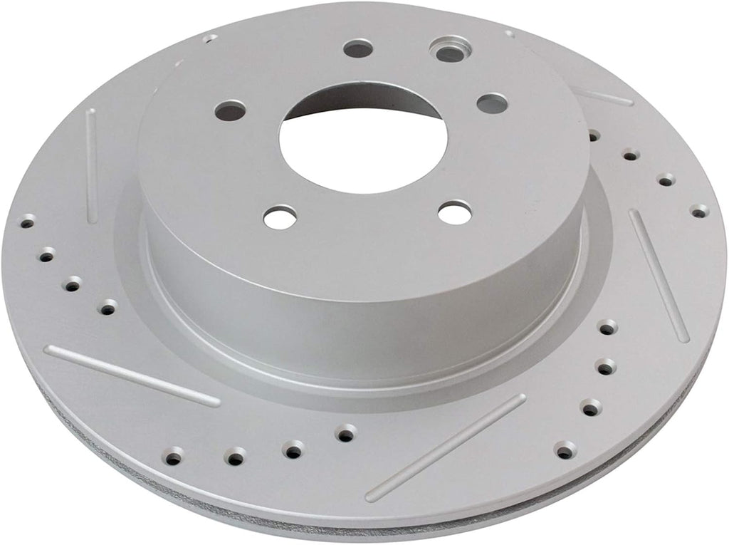 TRQ Front & Rear Performance Rotor Set Compatible with Nissan Murano