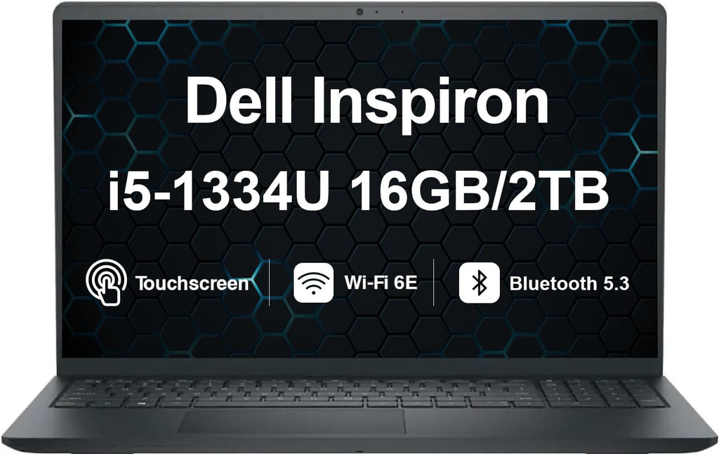 Dell Inspiron 15 3530 Business Laptop 15.6' Touchscreen FHD Display (Intel i5-1334U (Beat i7-1250U), 16GB DDR4, 2TB SSD, WiFi 6, HD Webcam, BT 5.3, Win11H)
