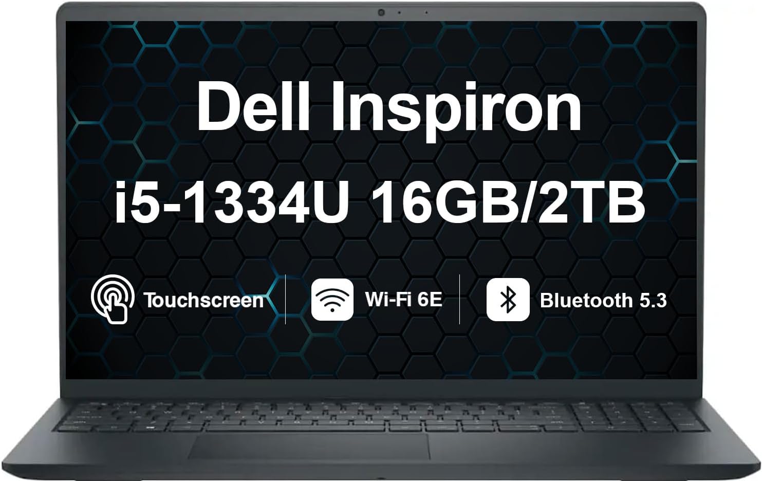 Dell Inspiron 15 3530 Business Laptop 15.6' Touchscreen FHD Display (Intel i5-1334U (Beat i7-1250U), 16GB DDR4, 2TB SSD, WiFi 6, HD Webcam, BT 5.3, Win11H)