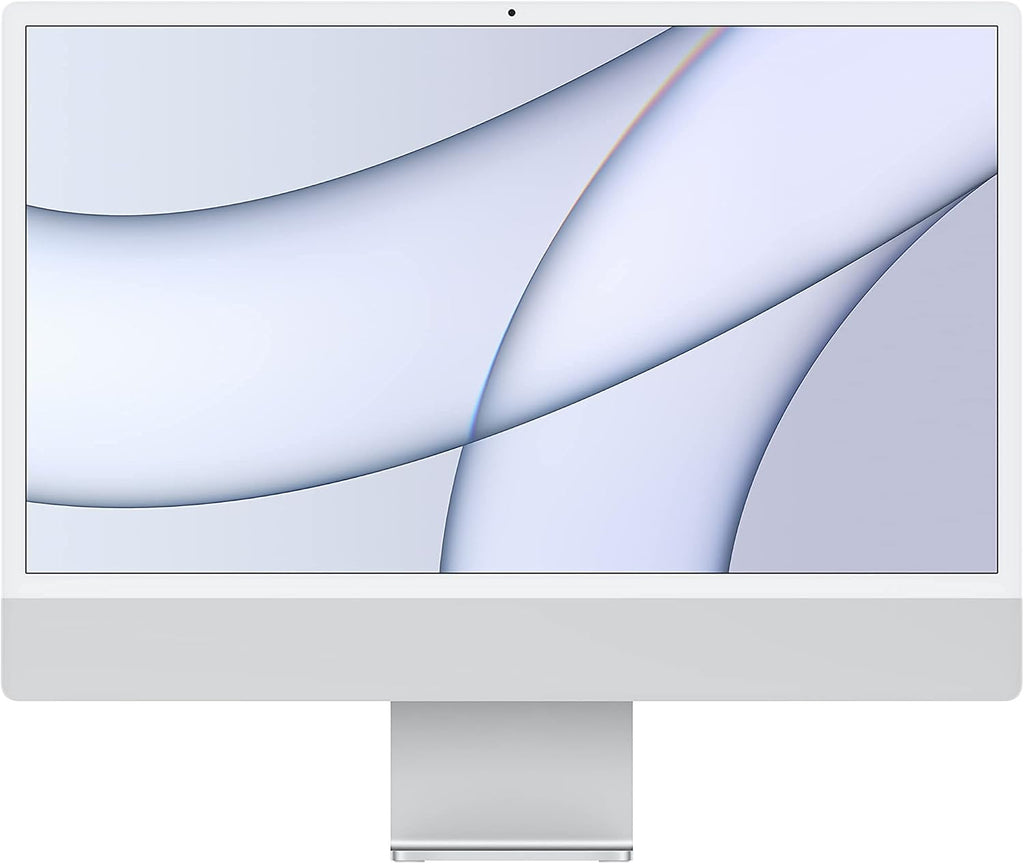 Apple 2021 iMac with Apple M1 Chip with 8-core CPU, 24-inch, 8GB RAM, 512GB SSD Storage Silver (Renewed)