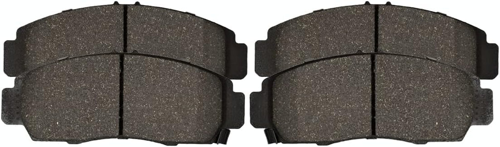 AutoShack Front & Rear Brake Rotors & Premium Pads for Honda, Accord 2003-2007, FWD L4 2.4L V6 3.0L - E-Coated Drilled & Slotted - ShadowGuard