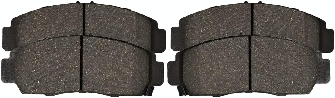 AutoShack Front & Rear Brake Rotors & Premium Pads for Honda, Accord 2003-2007, FWD L4 2.4L V6 3.0L - E-Coated Drilled & Slotted - ShadowGuard