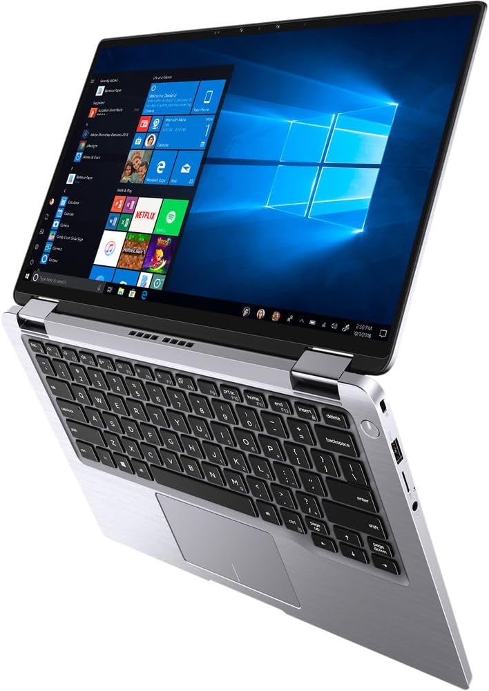 Dell Latitude 7400 2-in-1 Business Laptop Computer, 14' FHD Touchscreen Notebook PC, Intel Core i5-8365U, 8GB RAM, 256GB SSD, Backlit Keyboard, Webcam, Windows 11 Pro (Renewed)