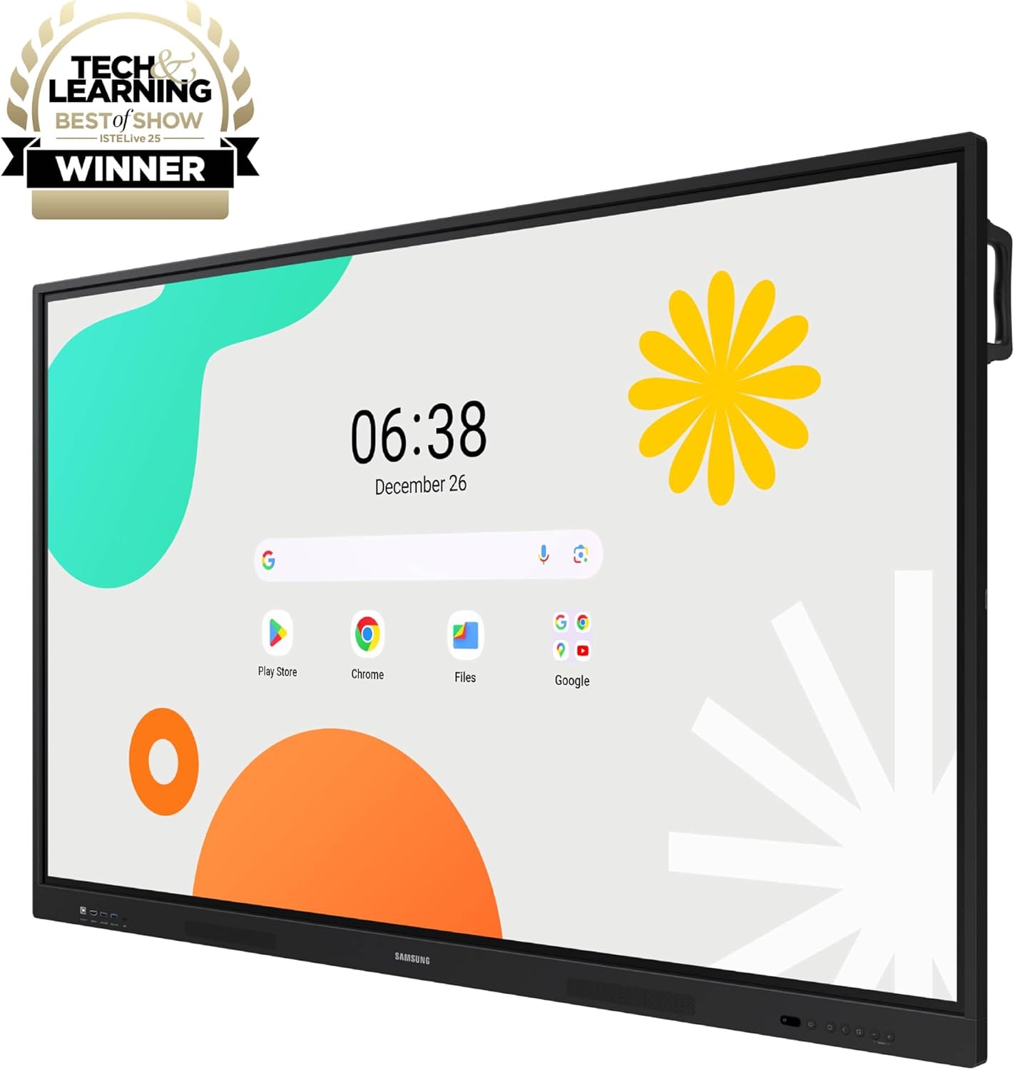 SAMSUNG 86' Interactive Display Whiteboard WAF Series, Compatible with Android™ Devices, EDLA Certified, OPS Slot, Smart Wireless Sharing, LH86WAFWLGCXZA