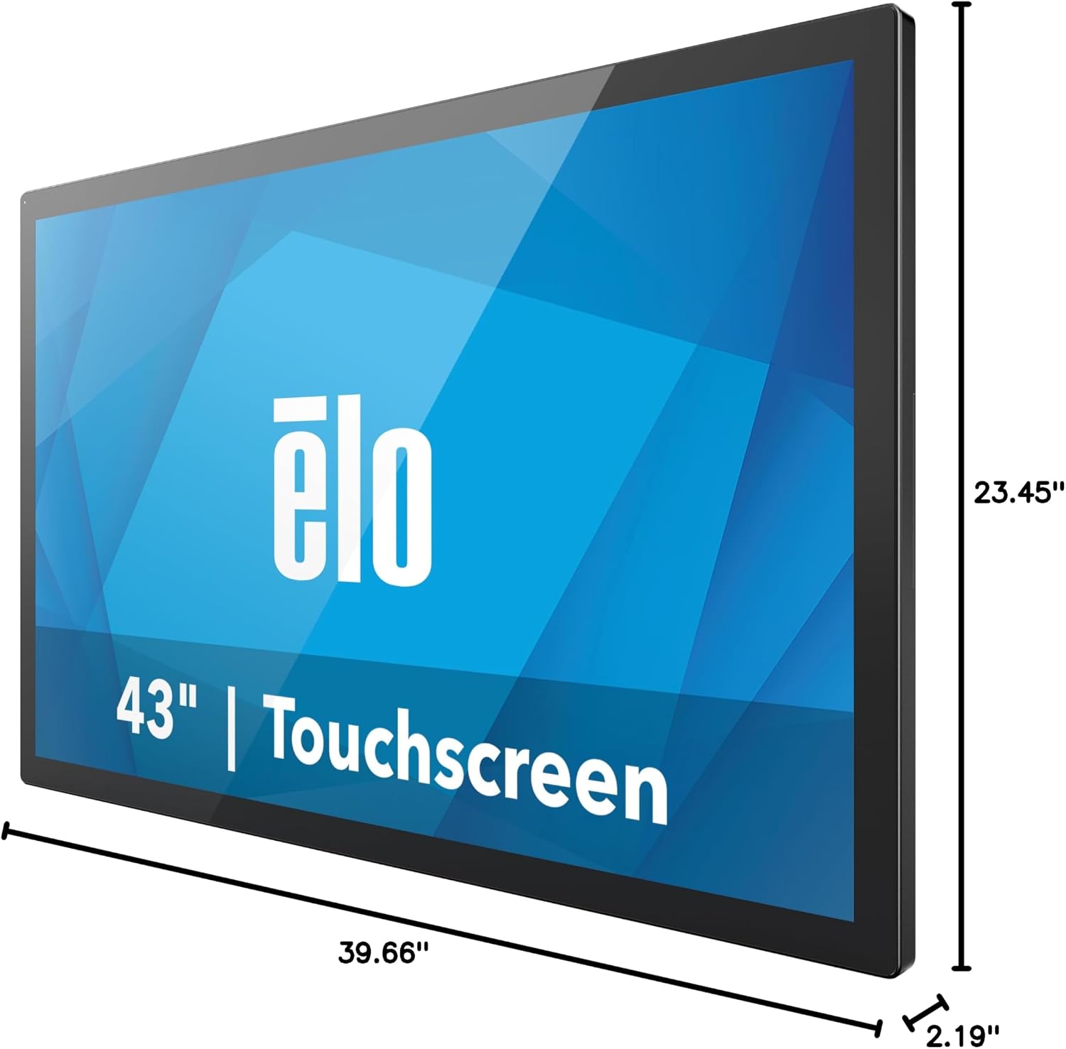 Elo 4304L - 43' Touchscreen Signage - TouchPro PCAP Anti-Friction, 40 Touch, 1920 x 1080, Black