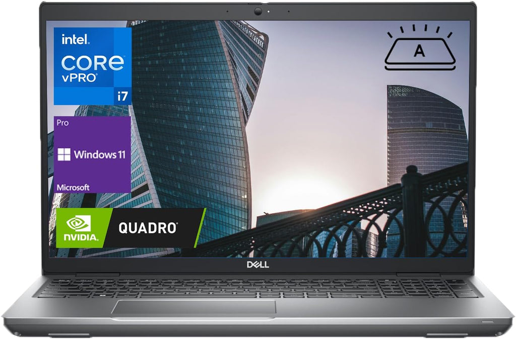DELL Precision 3000 Series 3571 Mobile Workstation Business Laptop, 15.6' FHD Display, Intel Core i7-12800H, NVIDIA Quadro T600, 32GB DDR5 RAM, 1TB SSD, HDMI, Webcam, Wi-Fi 6, Windows 11 Pro