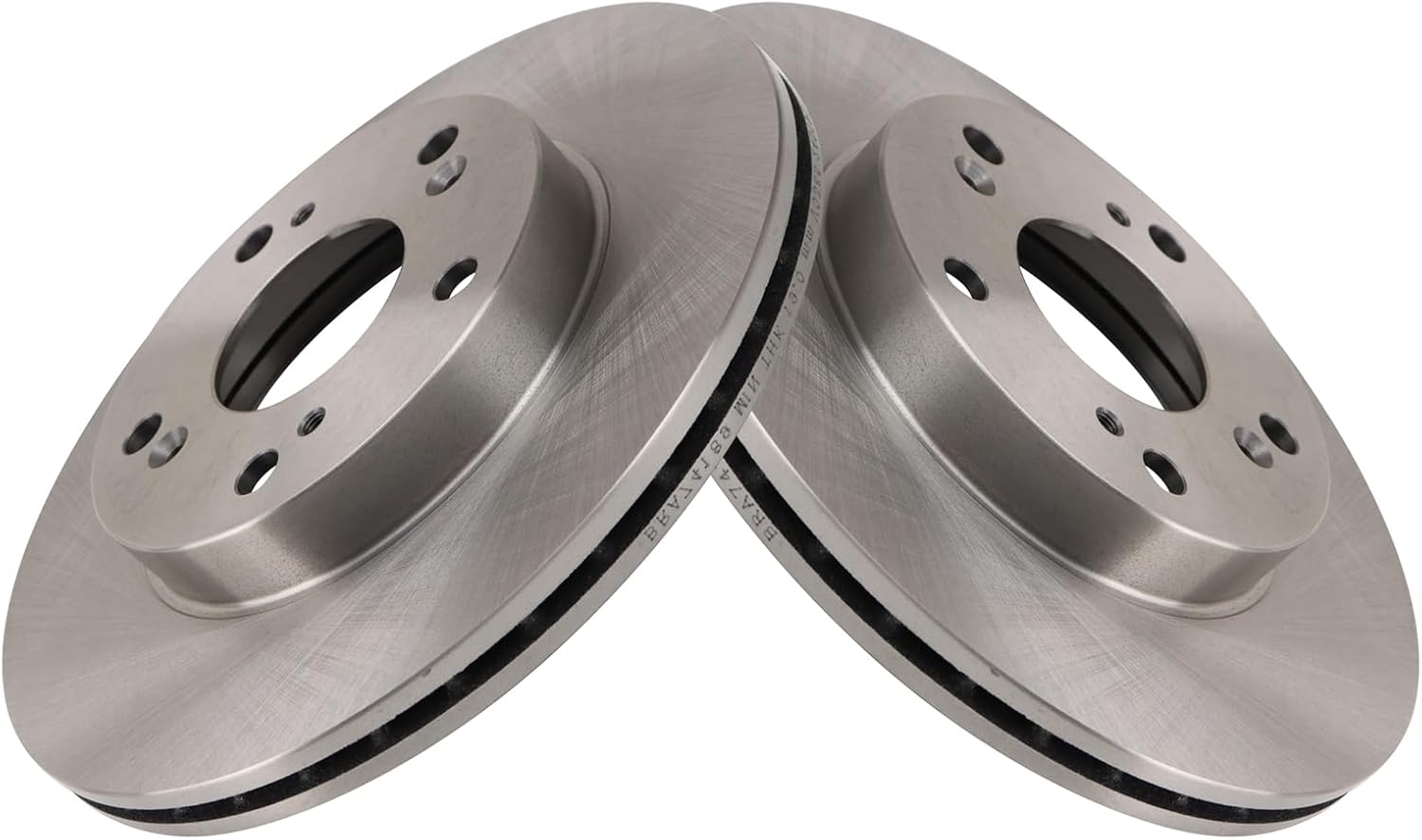 Front Brake Pad & Rotor Kit, with Chemical Kit Semi-Metallic Compatible with 2002-2006 Acura RSX 2006-2011 Honda Civic 2011-2015 CR-Z